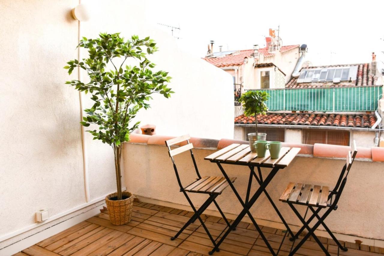 Апартаменты Le Duplex - Terrasse Au Coeur De Marseille Panier Экстерьер фото